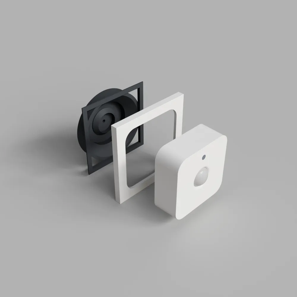 Custom Philips Hue Motion Sensor Holder — Philips Hue in White